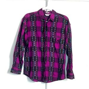 Vintage Plaid Hearts Top